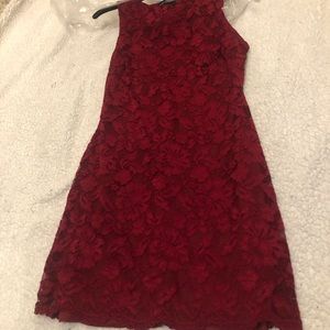 Red homecoming dress